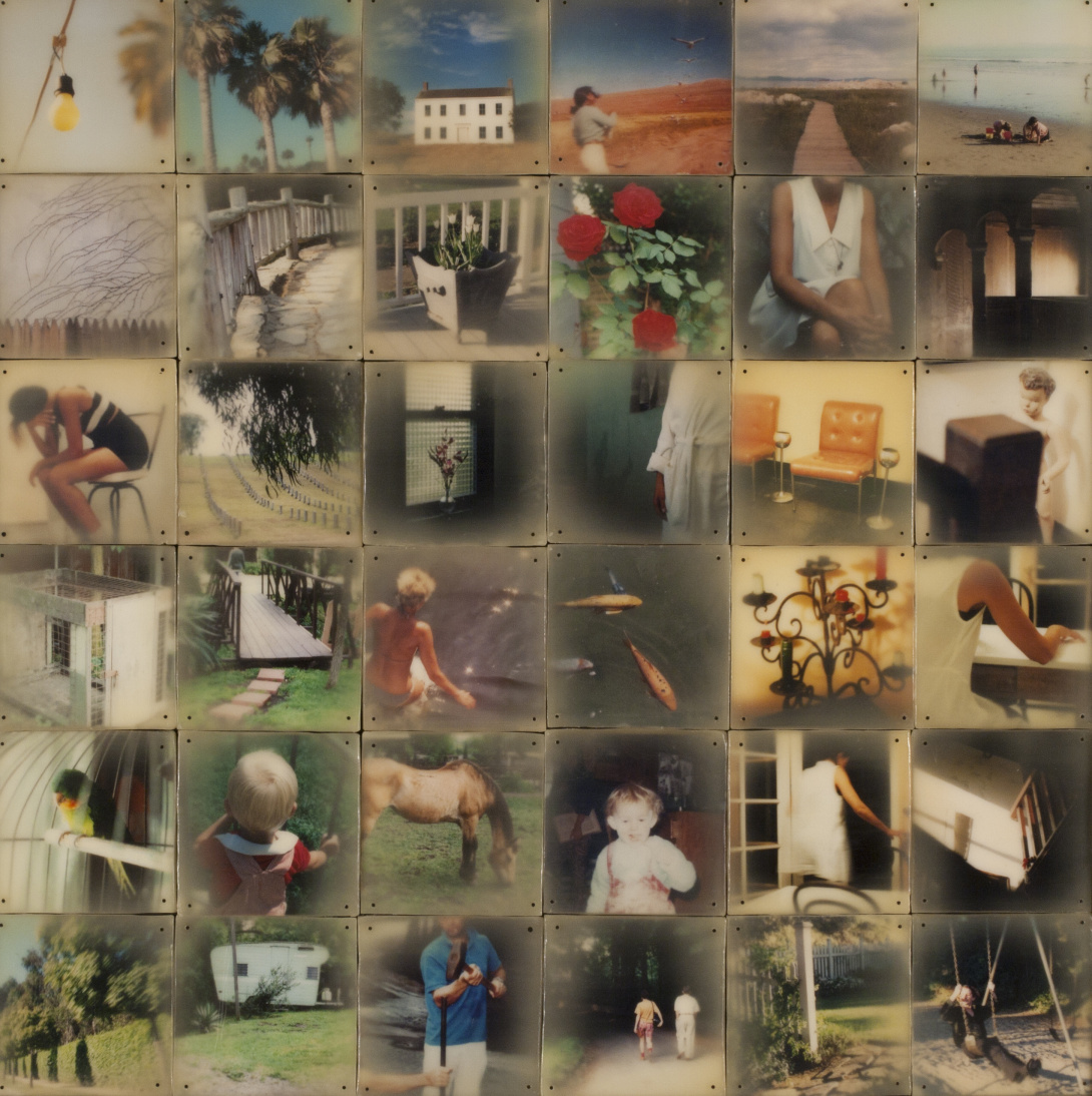 a grid of childhood photos